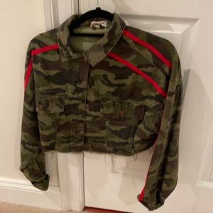 Camouflage Jean jacket